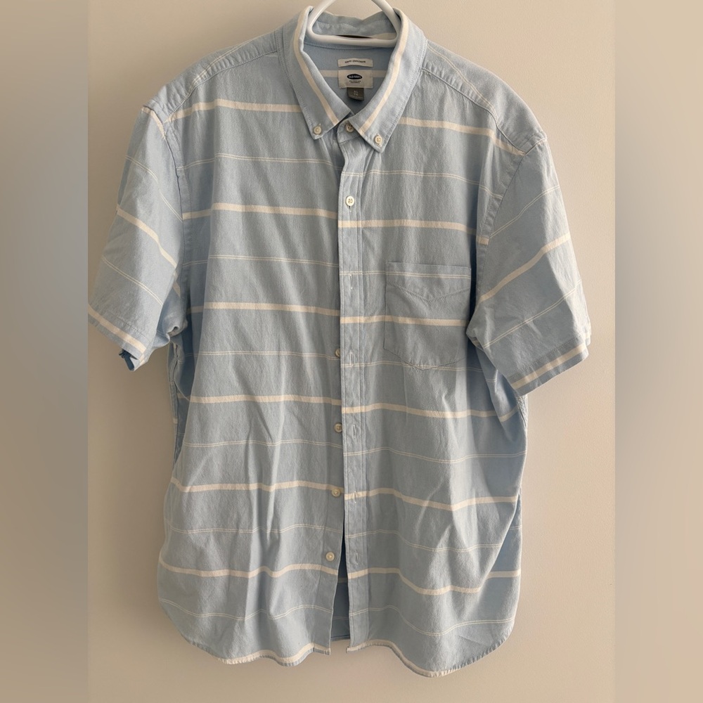 Casual Button Down Tee - XL Slim Fit